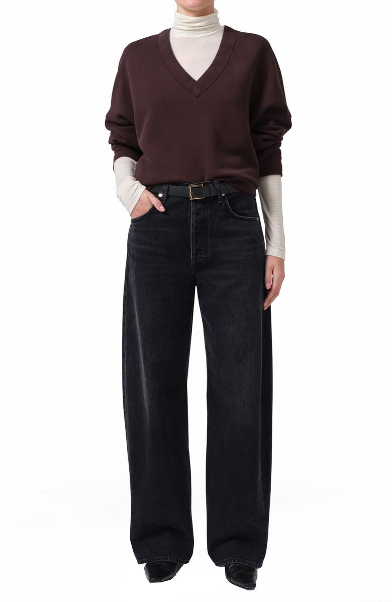 Citizens of Humanity Ronan V-Neck Sweatshirt, Alternate, color,