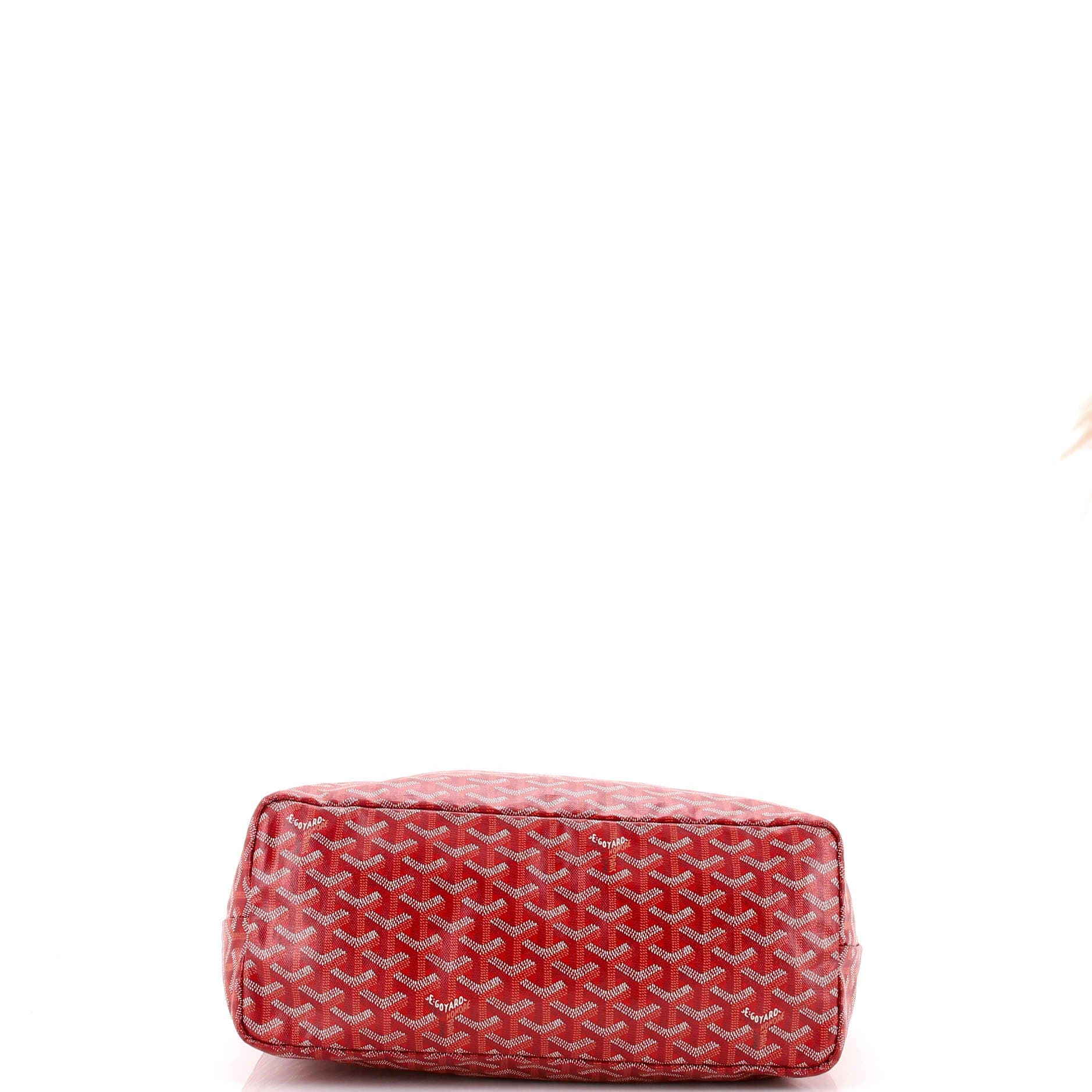 Pre-Owned Goyard Saint Louis Tote Coated Canvas PM, Alternate, color, Red