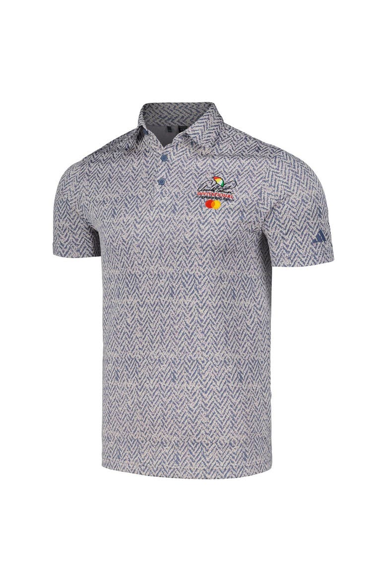 Men's adidas Blue Arnold Palmer Invitational Ultimate365 Jacquard Polo, Alternate, color, Blue