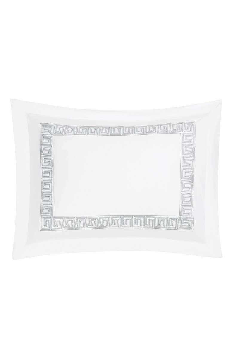 Matouk Ophelia Pillow Sham, Main, color, Silver