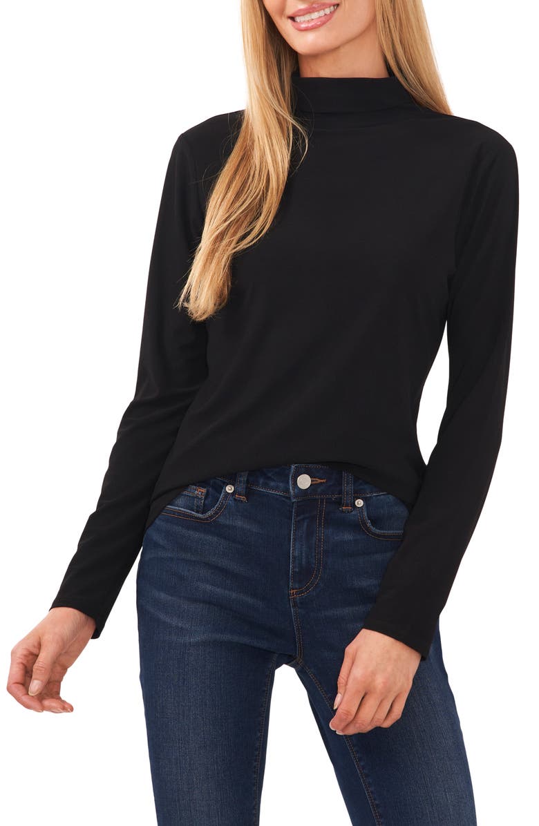CeCe Long Sleeve Turtleneck Top, Main, color,
