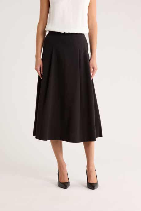 JASON WU Pleated Flared Skirt