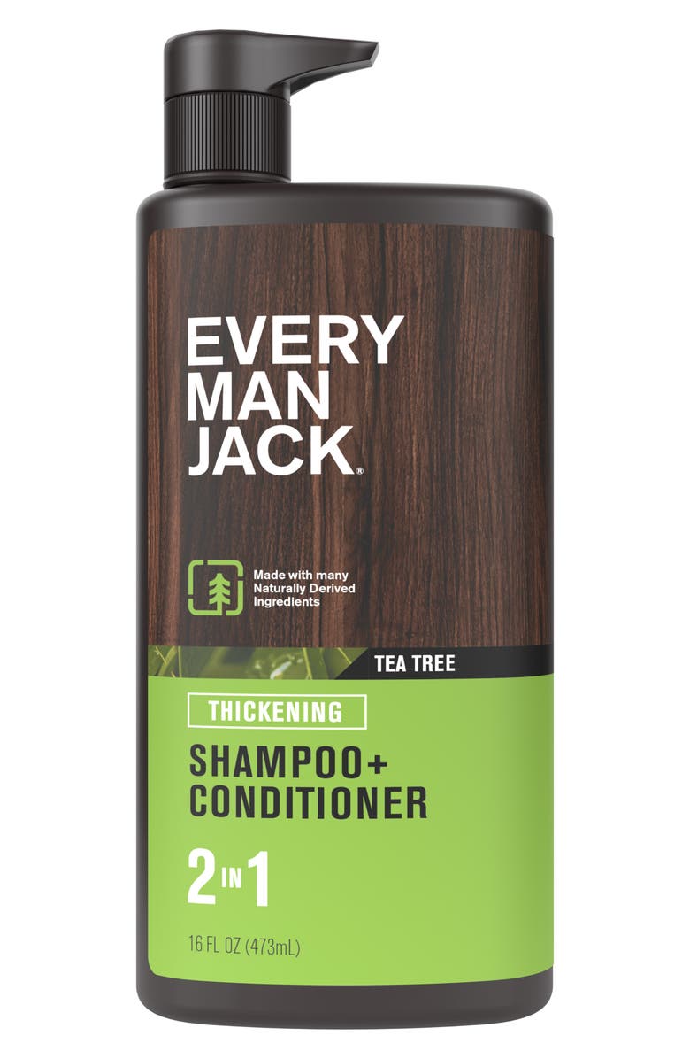 EVERY MAN JACK Tea Tree 2-in-1 Shampoo & Conditioner, Main, color, 