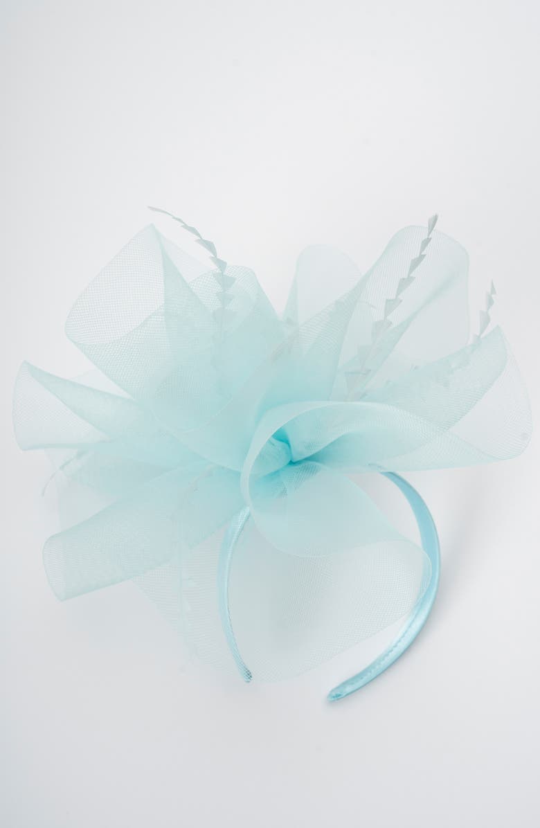 Collection XIIX Crinoline Net & Feather Fascinator, Alternate, color,