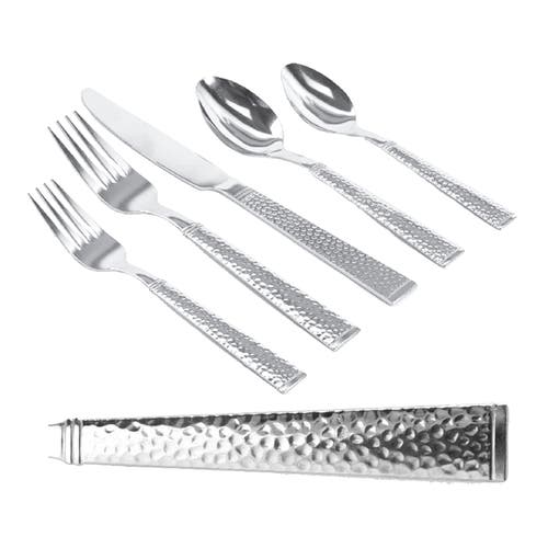 Gibson Home Prato 45 Piece Flatware Set In Silver