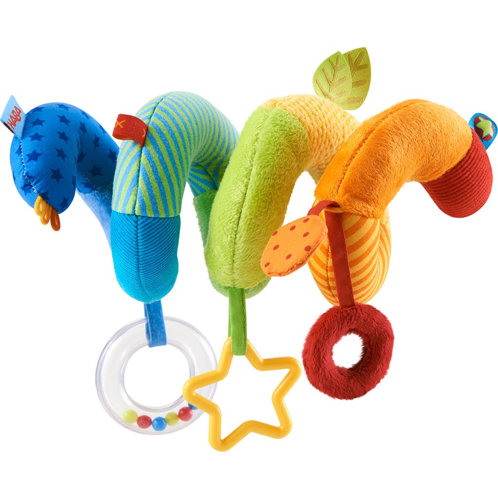 HABA HABA RAINBOW ACTIVITY SPIRAL CAR SEAT TOY AND STROLLER TOYS FOR BABY 0-6 MONTHS