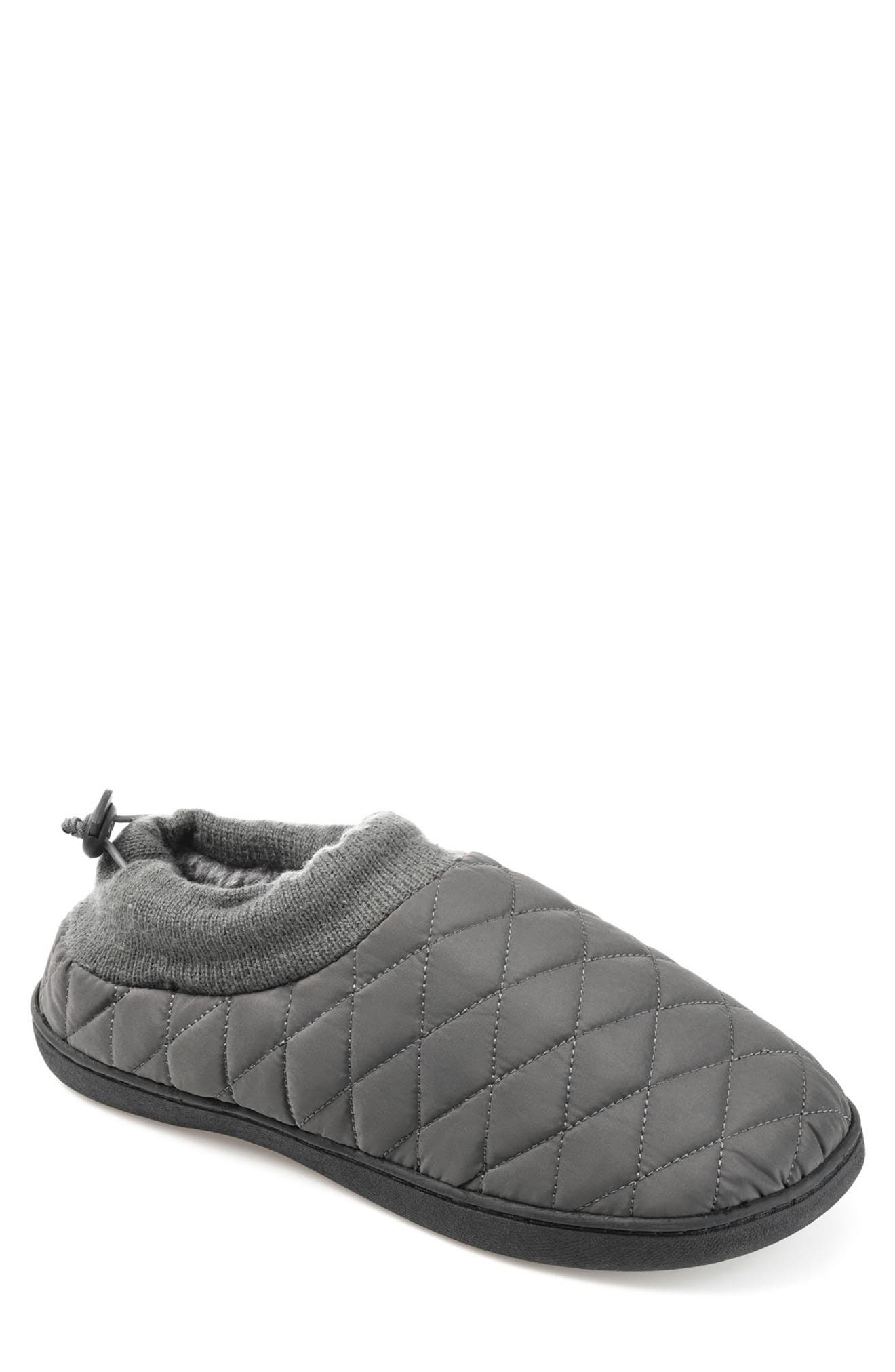 VANCE CO . Fargo Quilted Faux Fur Lined Slipper