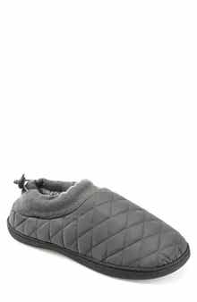 VANCE CO . Fargo Quilted Faux Fur Lined Slipper