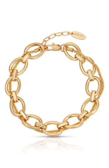 Ettika Layered Chain Bracelet In Gold