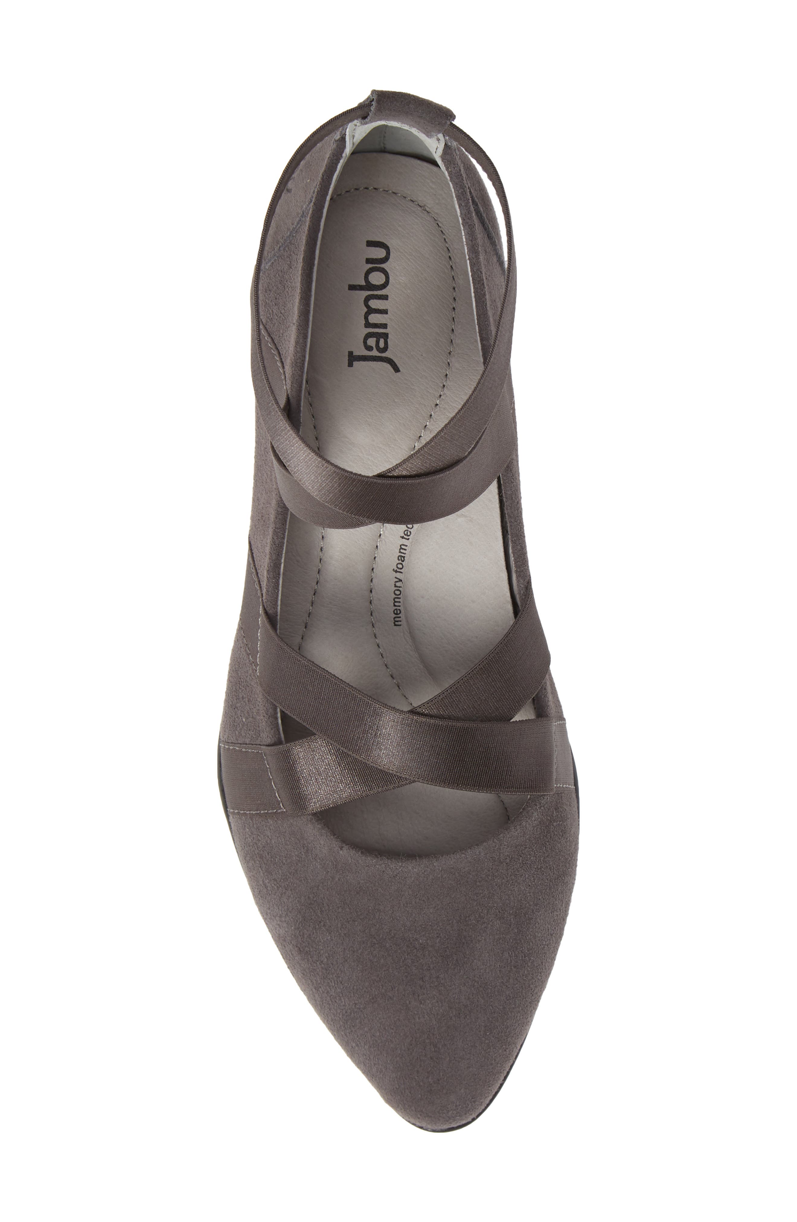 Rumson Flat, Alternate, color, CHARCOAL SUEDE
