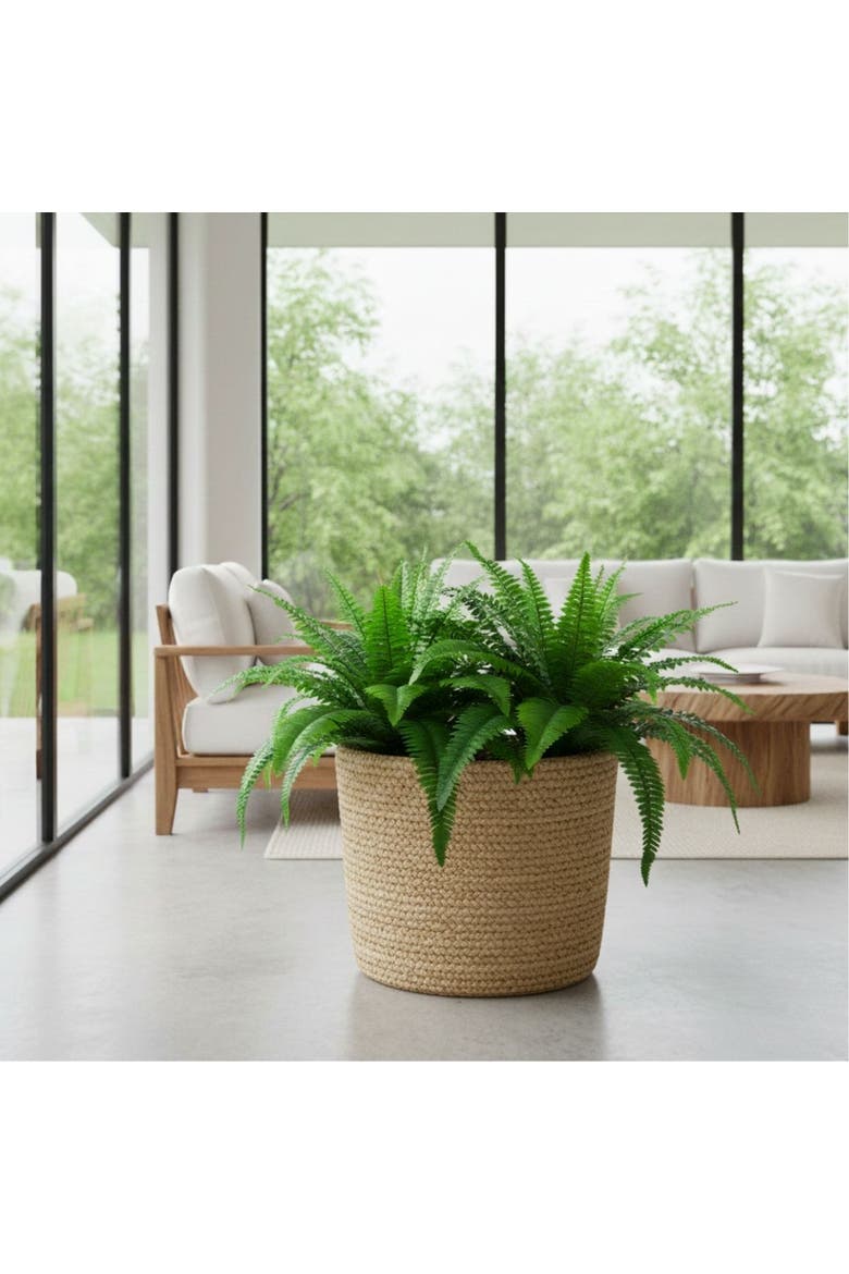 32-in Artificial Boston Fern Set of 2, Alternate, color, Green