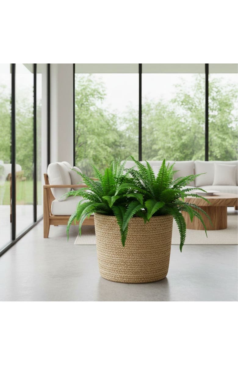 NEARLY NATURAL 32-in Artificial Boston Fern Set of 2, Alternate, color, Green