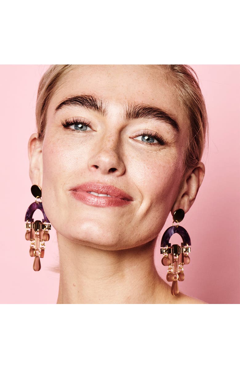 Toolally Fan Chandeliers - Amethyst Pearl & Champagne, Alternate, color, Amethyst Pearl & Champagne