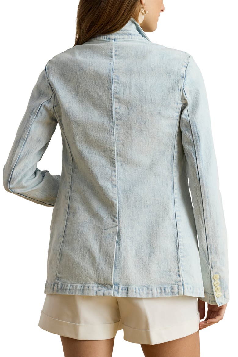 Denim Blazer, Alternate, color, EDNAH WASH BLUE