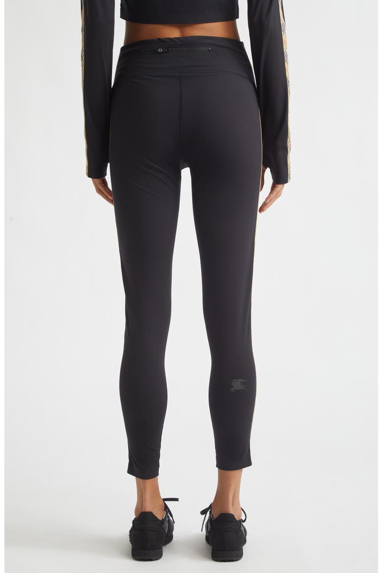 Alexia Side Check Legging, Alternate, color, BLACK