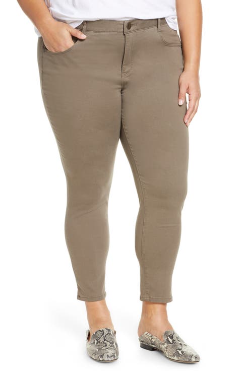 'Ab'Solution High Waist Ankle Skinny Pants