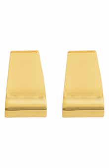 Panacea Polished J Hoop Earrings