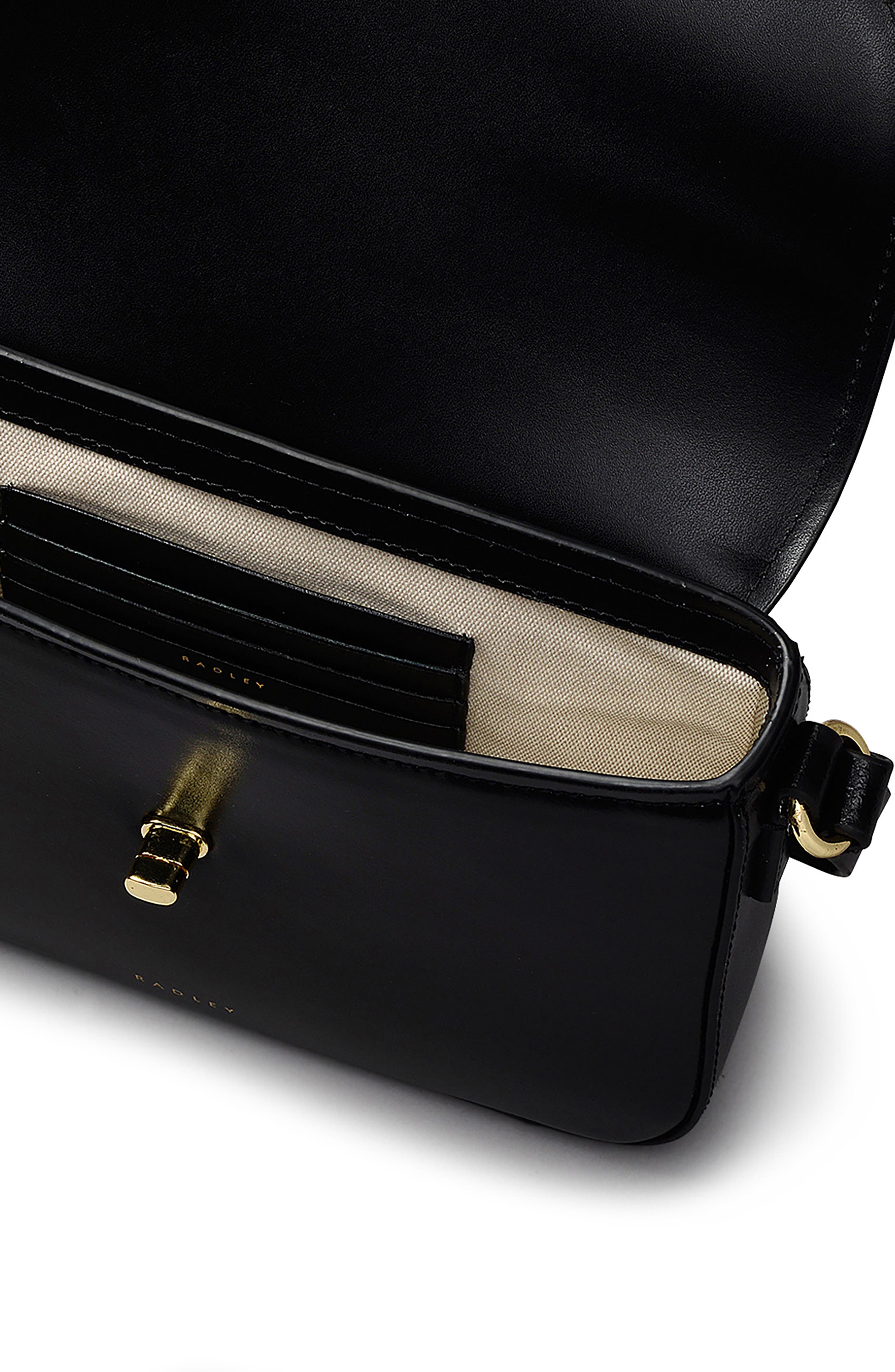 Radley Parliament Hill Mini Leather Flap Crossbody Bag, Alternate, color, 