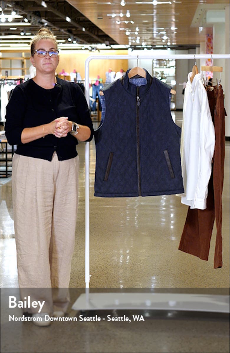 Upton Quilted Reversible Vest, sales video thumbnail