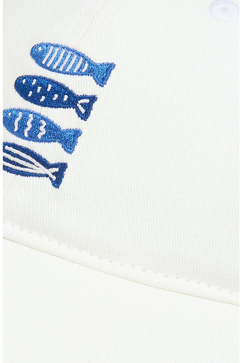 Offshore Embroidered Baseball Cap, Alternate, color, WHITE