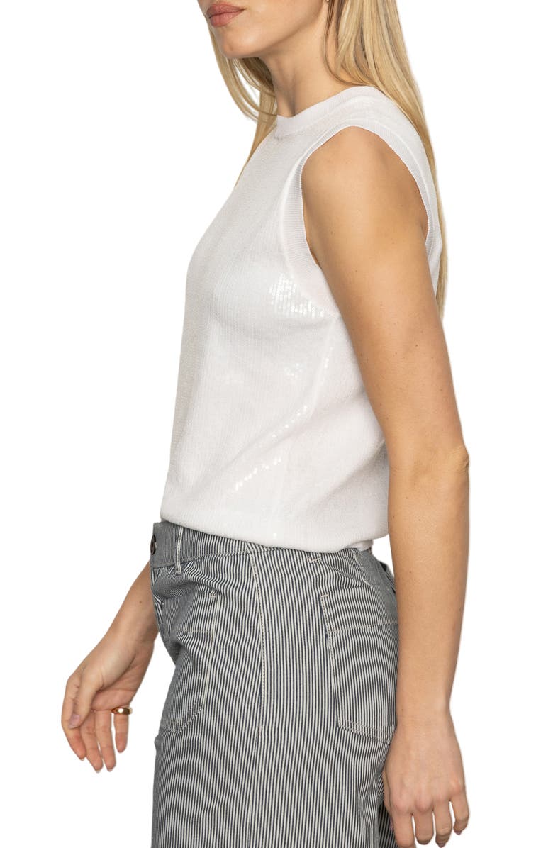 Sanctuary Sequin Sweater Vest, Alternate, color,