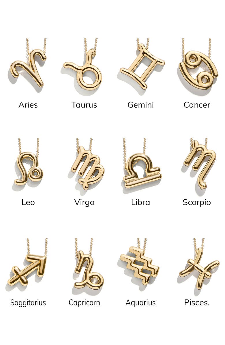 Zodiac Pendant Necklace