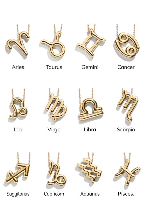 Shop Baublebar Zodiac Pendant Necklace In Gemini