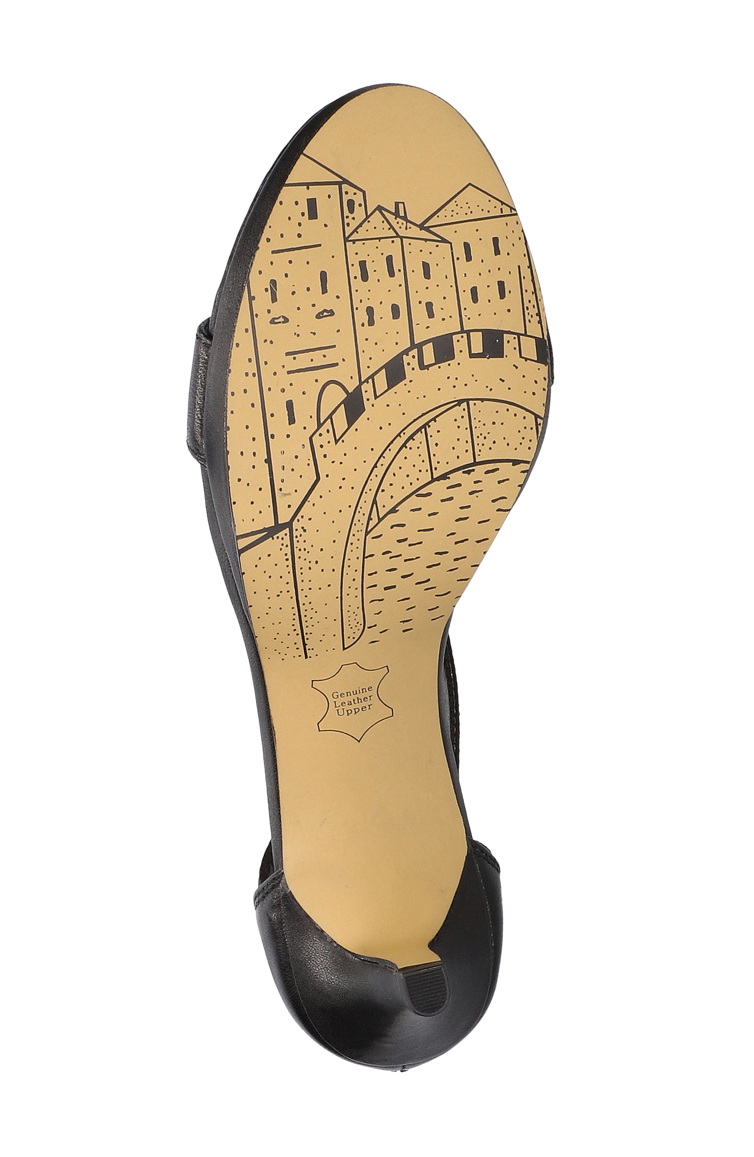 Everly Strappy Sandal, Alternate, color, BLACK LEATHER