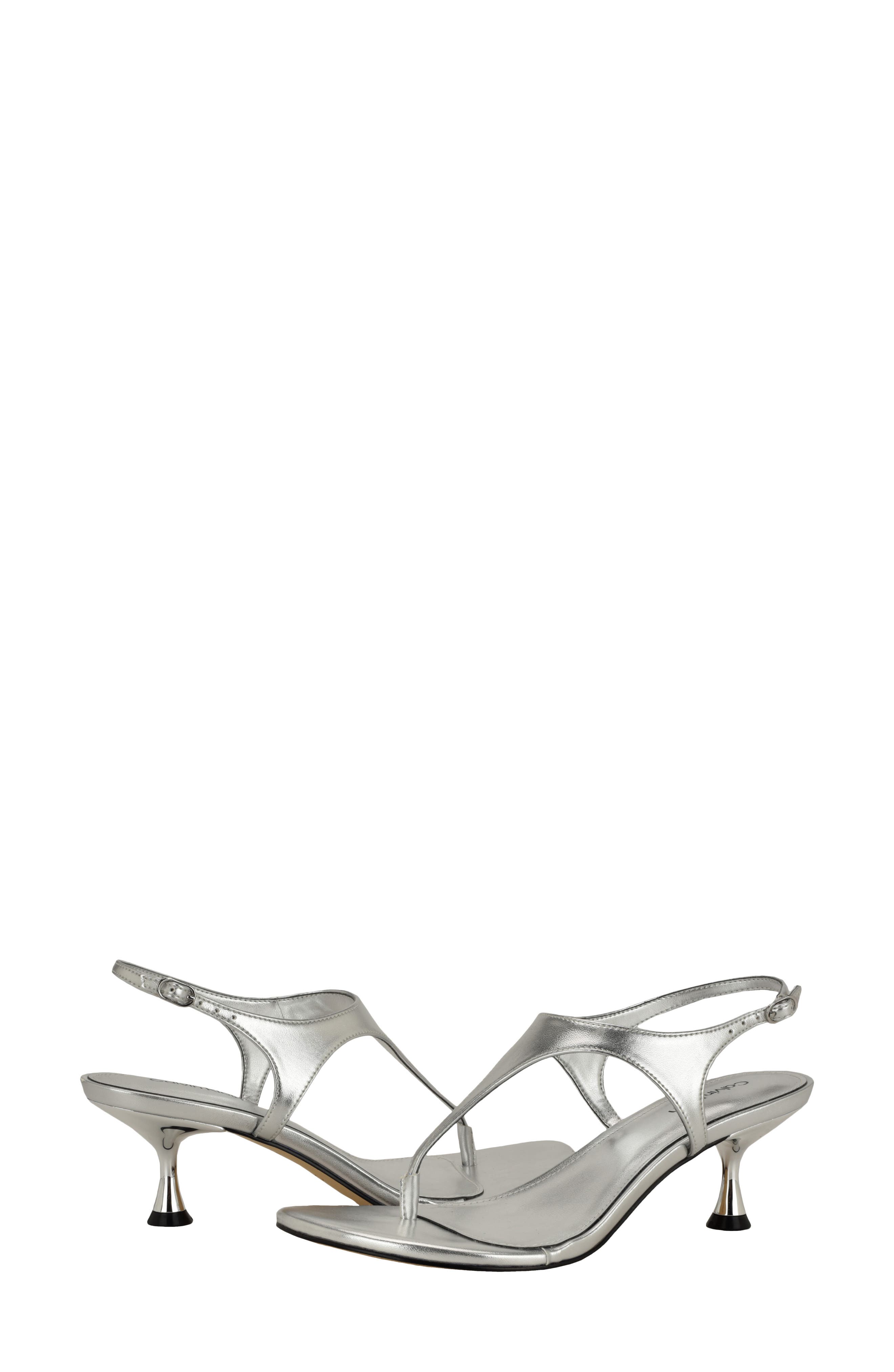 Portia Ankle Strap Sandal, Alternate, color, SILVER