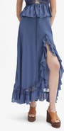Bardot Amari Lace & Ruffle Maxi Skirt