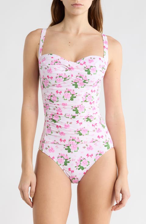 Ruched One-Piece Swimsuit