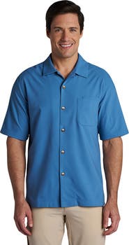 Coolibar Men's Safari Camp Camp Shirt, UPF 50+ Sun Protection
