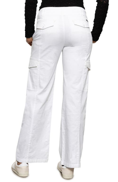 Sanctuary Rebel Straight Leg Twill Cargo Pants In Brilliant