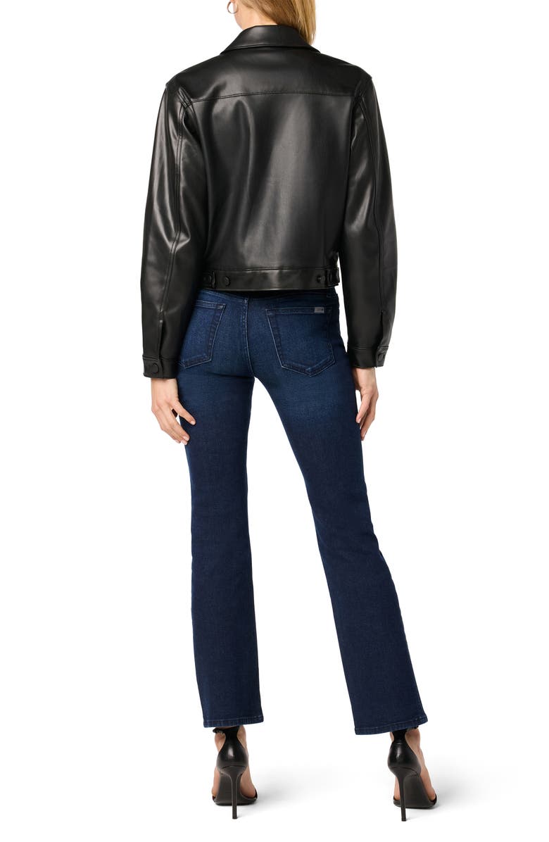 Joe's Crop Faux Leather Jacket, Alternate, color, 