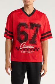 Goodie Two Sleeves Camaro 67 V-Neck T-Shirt