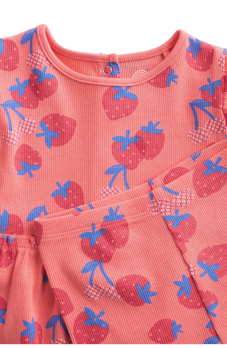 NEXT Fruit Print Top & Leggings Set, Alternate, color, Red