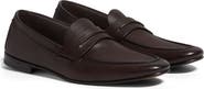 ZEGNA Black Natural Grain Leather Driving Loafer