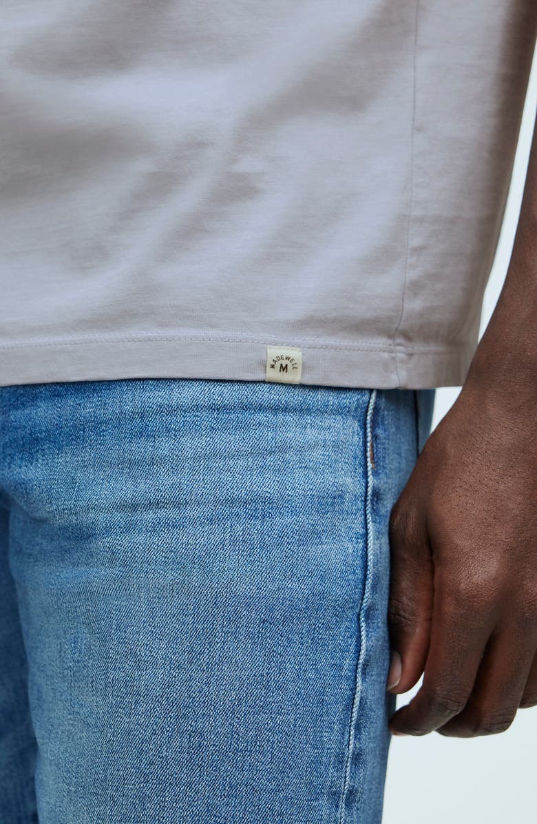 Madewell Allday Garment Dyed Cotton T-Shirt, Alternate, color, Solstice