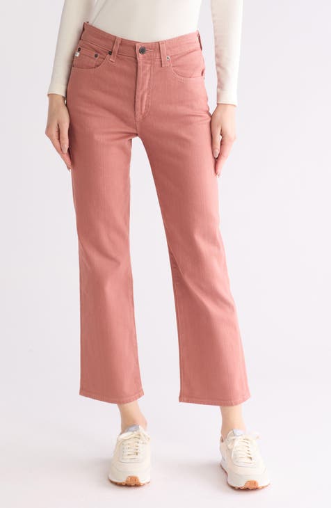 Kinsley High Waist Wide Leg Jeans (Almond Biscotti)