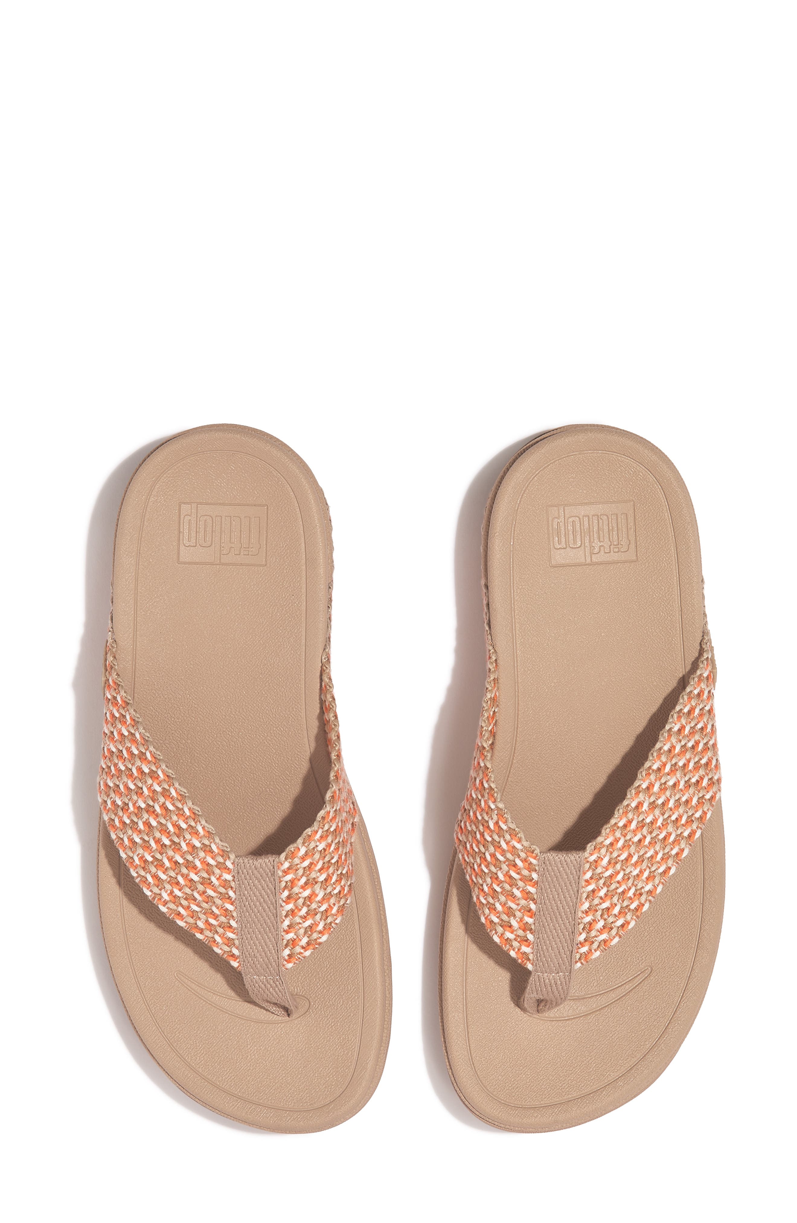 Surfa Flip Flop, Alternate, color, LATTE BEIGE MIX