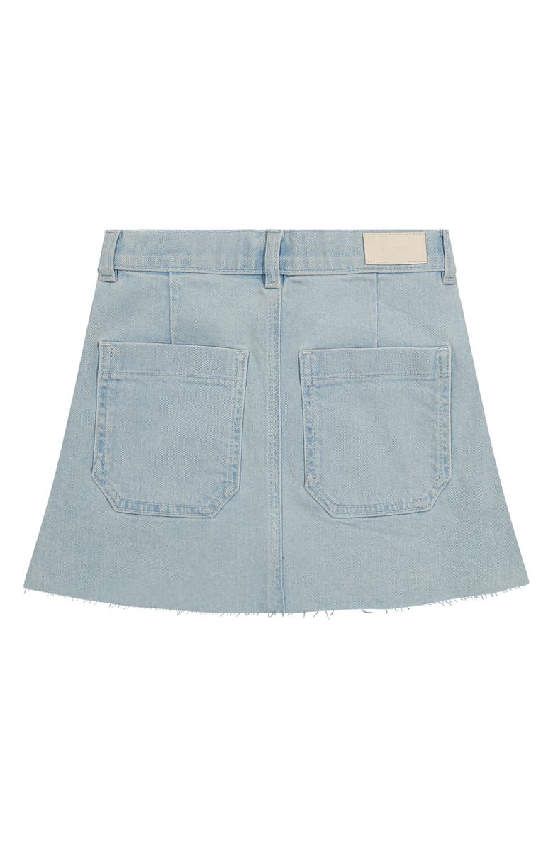 DL1961 Kids' Jenny Raw Hem Denim Miniskirt, Alternate, color, 