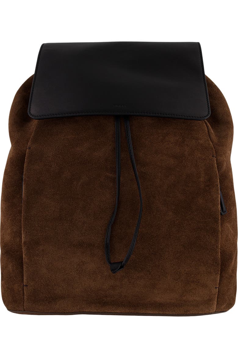 backpack suede leather Chrome Hearts Dagger Embellished Iggy Justin Reed etc Double shoulder straps provide hands free Vince Drayton Suede Flap Backpack