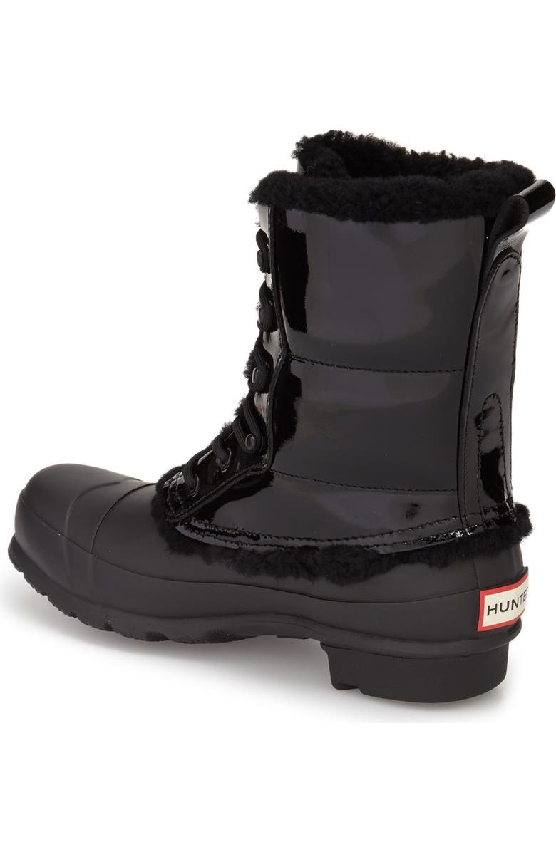 Hunter Original Genuine Shearling Lined Waterproof Boot, Alternate, color,