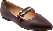 Trotters Emerald Pointed Toe Mary Jane Flat
