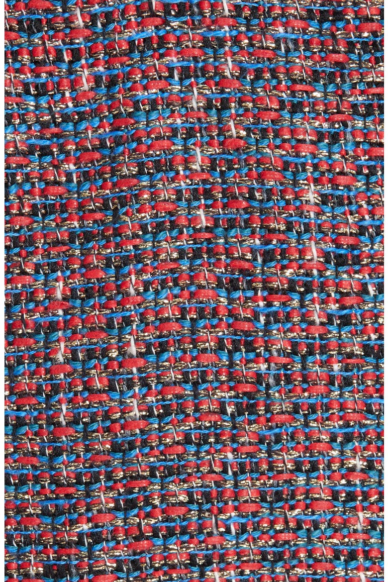 Madra Tweed Skirt, Alternate, color, RED MULTI