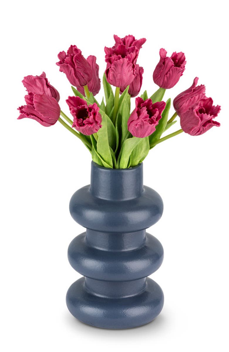 CocoBella Zara RealTouch Tulip Arrangement, Main, color, Fuschia