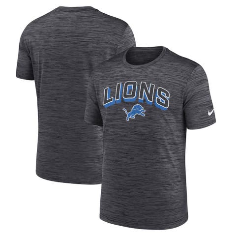 Men's Nike Charcoal Detroit Lions Velocity Performance T-Shirt