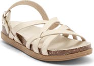 Project Cloud Faux Leather Sandal