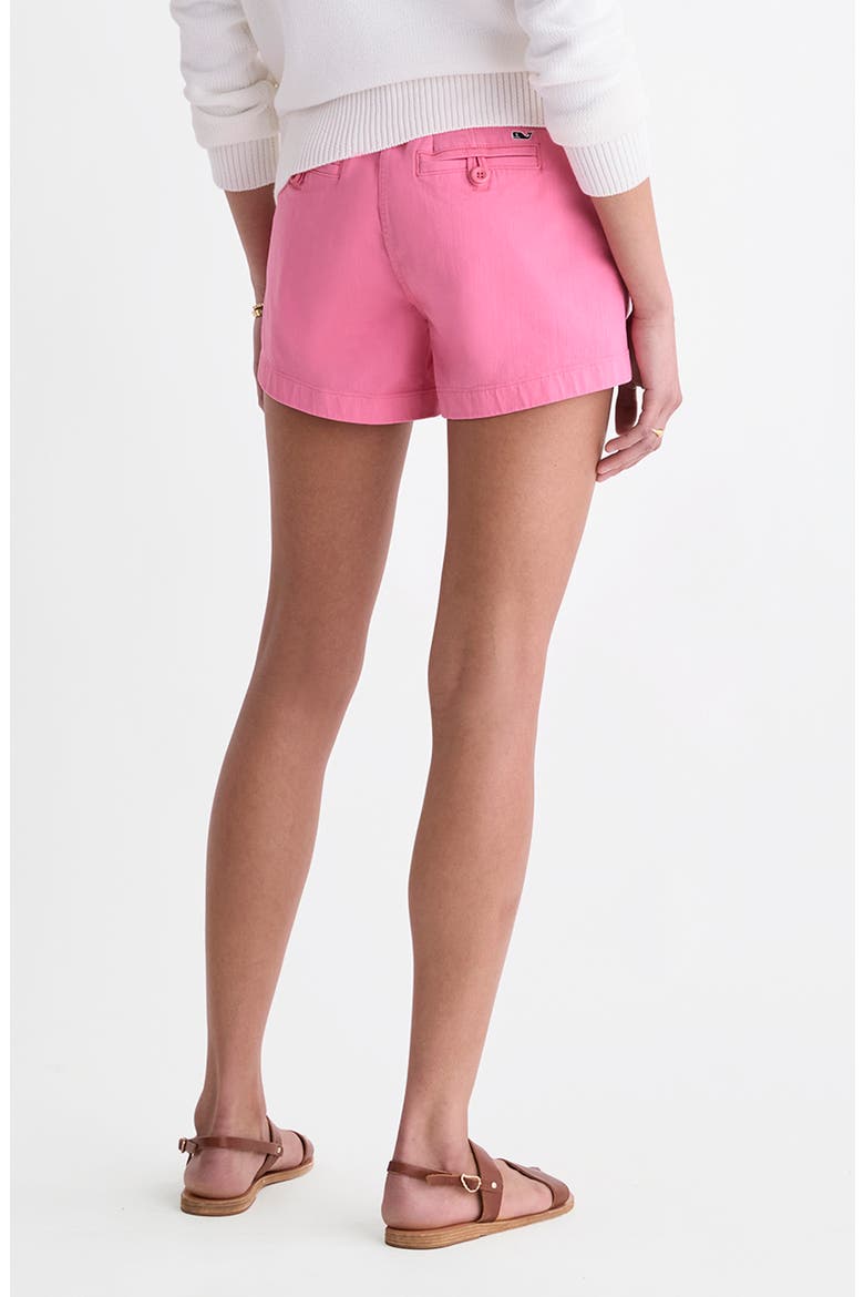 Herringbone Stretch Cotton Shorts, Alternate, color, 956 BAHAMA