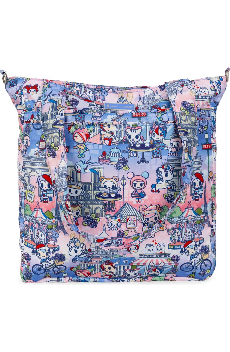 JuJuBe Be Light Diaper Tote, Main, color, Cest La Vie Paris